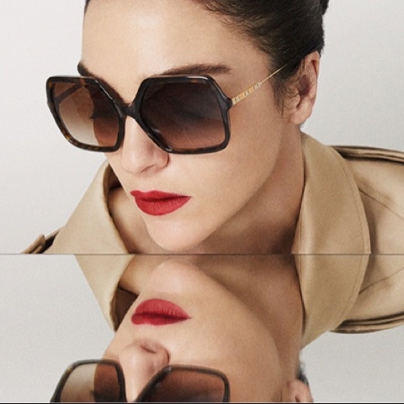 NEW BURBERRY BE4324 3005/2Q SQUARE WIMEN’S SUNGLASSES BURBERRY BE 4324 - Picture 5 of 13